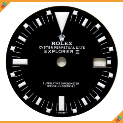 Rolex Dial Explorer II Ref 1655 White Lume