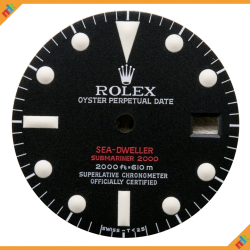 Rolex Dial Double Red Sea-Dweller Ref 1665 Mark III  White Lume.
