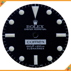 Rolex Dial COMEX Ref 5514 White Lume