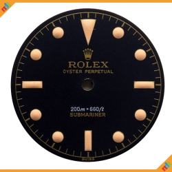 Rolex Dial Ref 6538 Gilt & White Letter (2 lines)